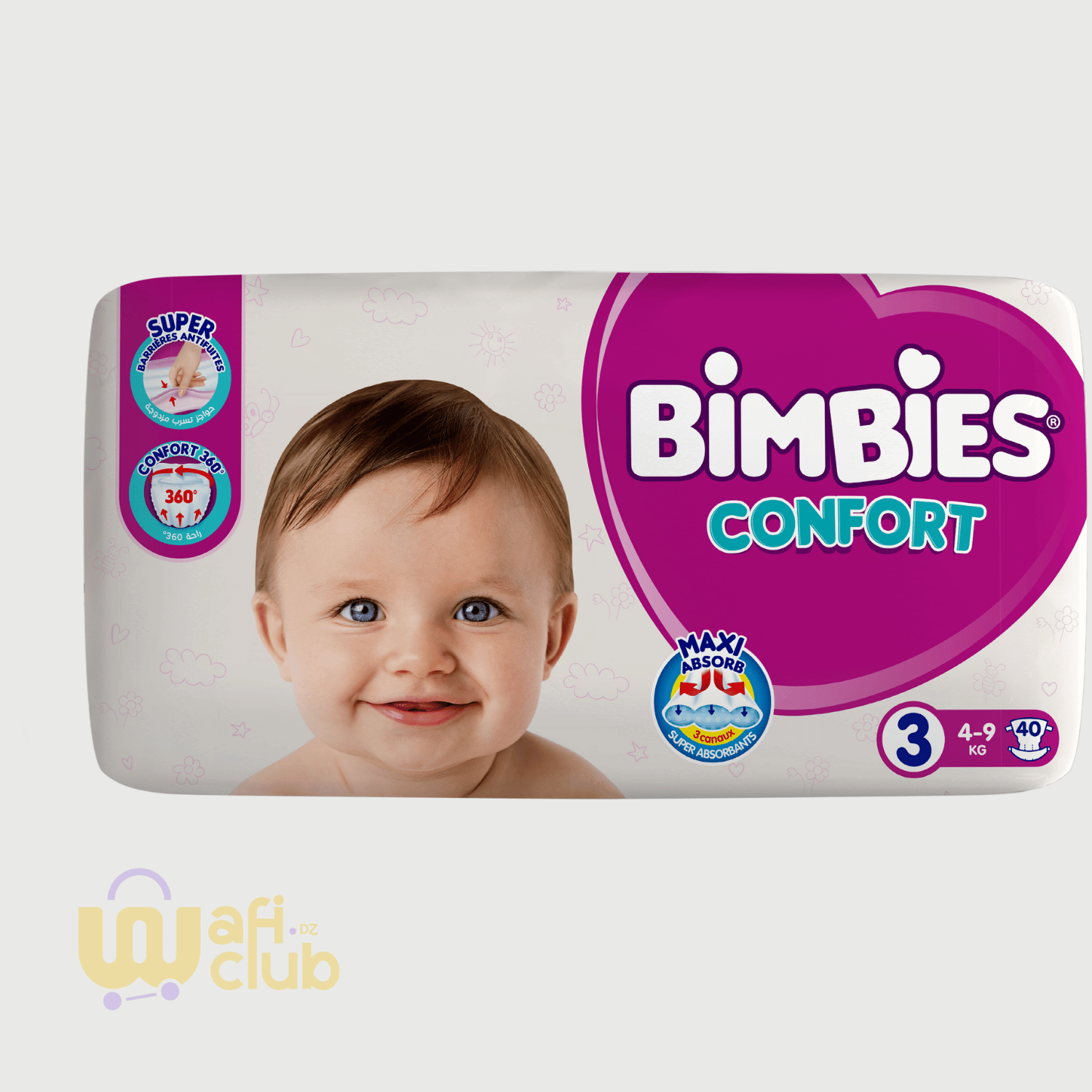 Changes bébés Bimbies Confort Pack Eco Midi x 40