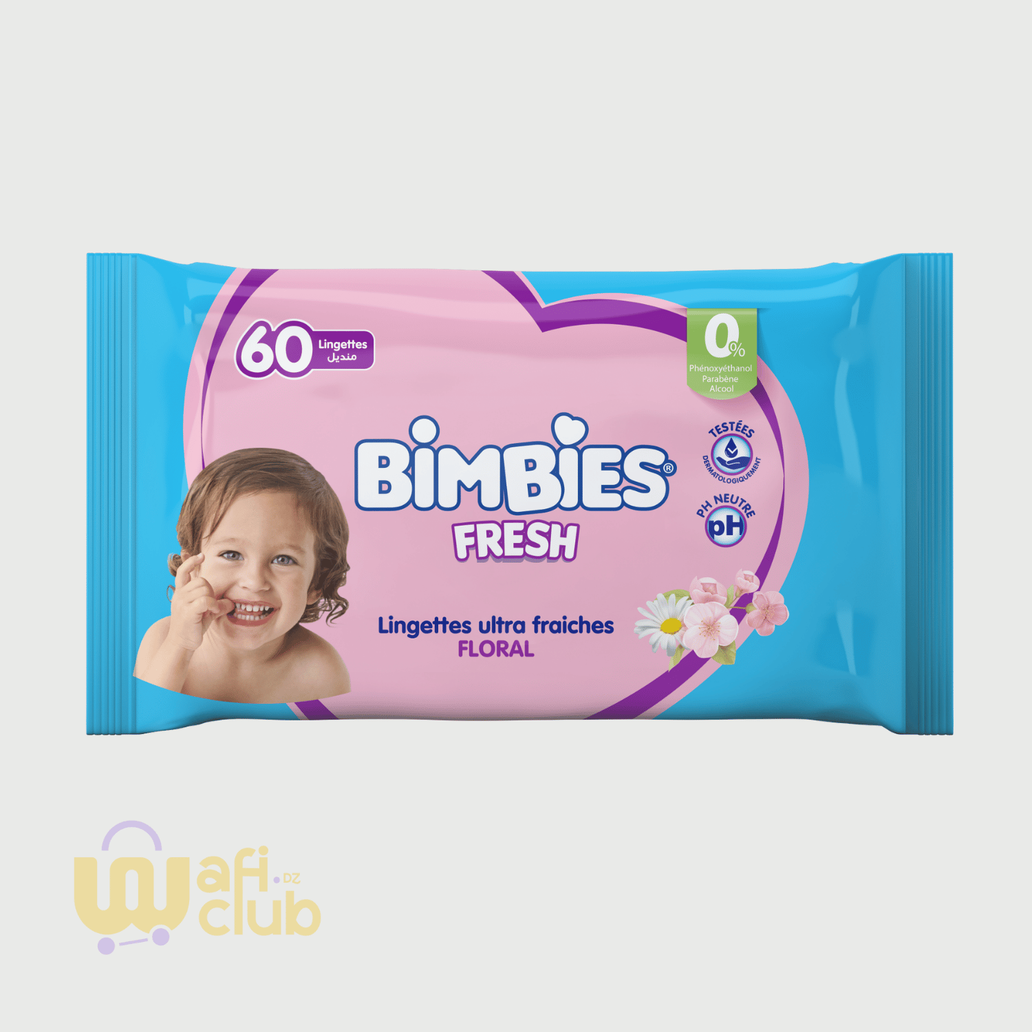 Lingettes Bimbies Fresh Floral x 60