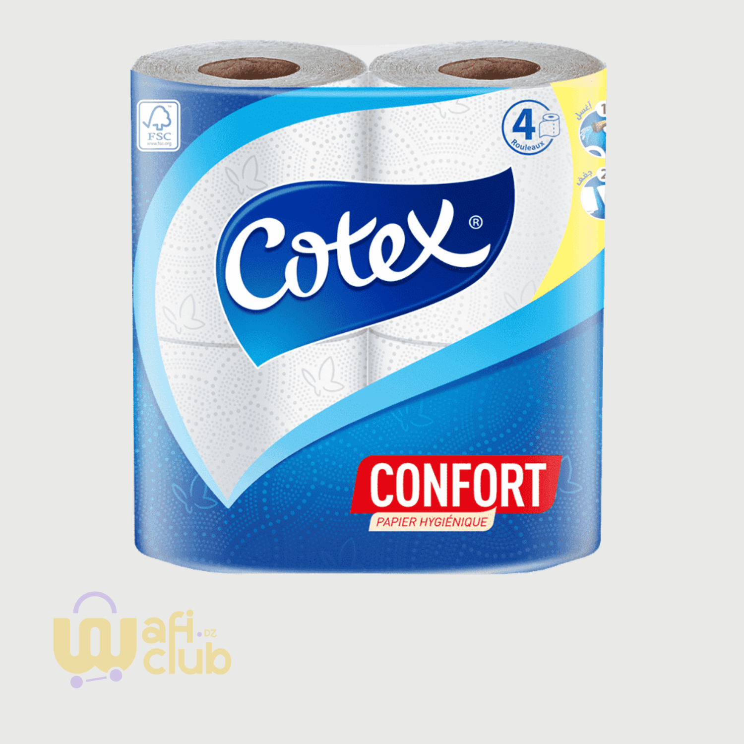 Papier hygiénique Cotex Confort X4