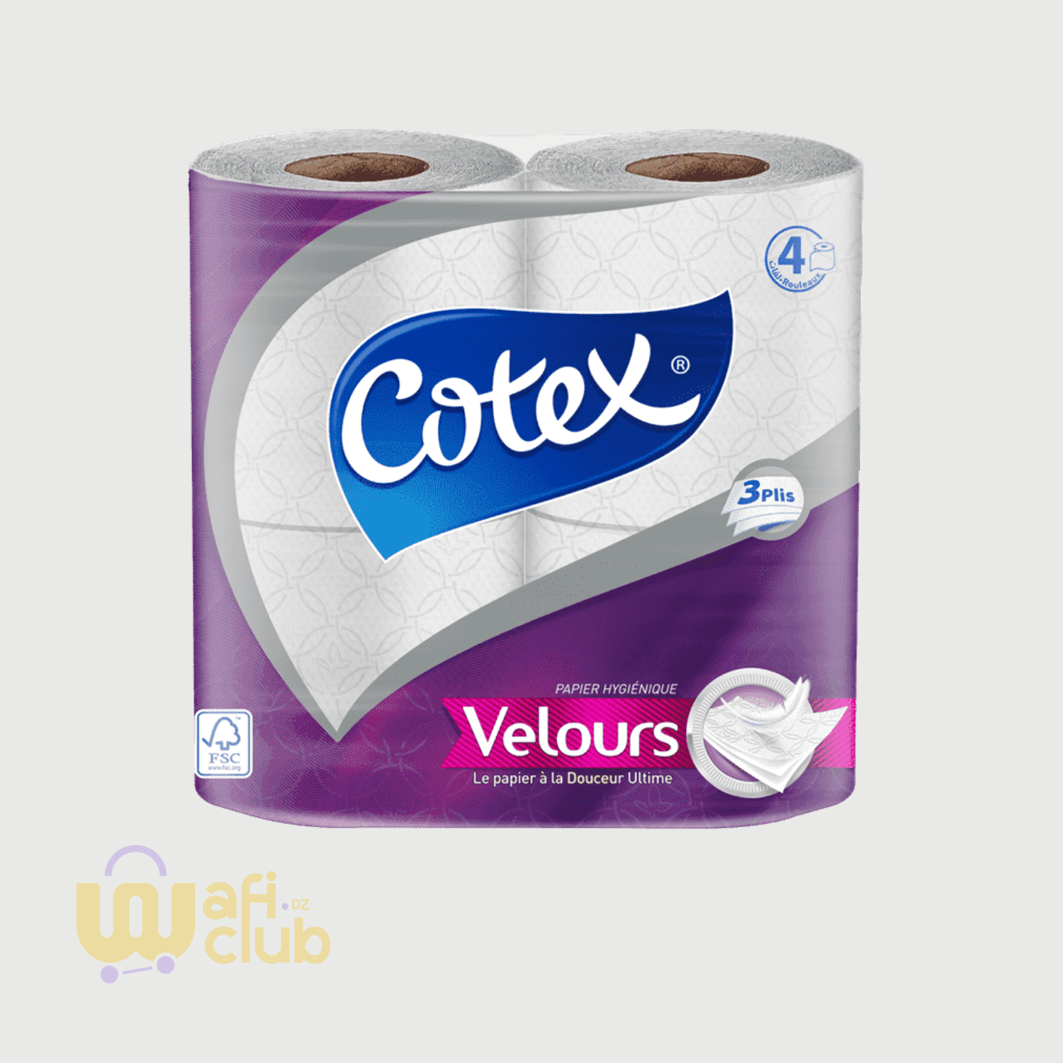Papier hygiénique Cotex Velours X4